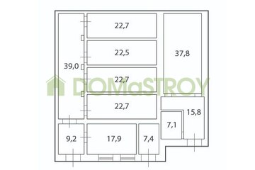 Помещение своб.назн., 221,8 м², 1/2 эт.