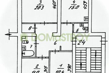3-к квартира, 79,8 м², 3/6 эт.
