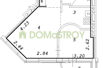 1-к квартира, 40 м², 11/24 эт.